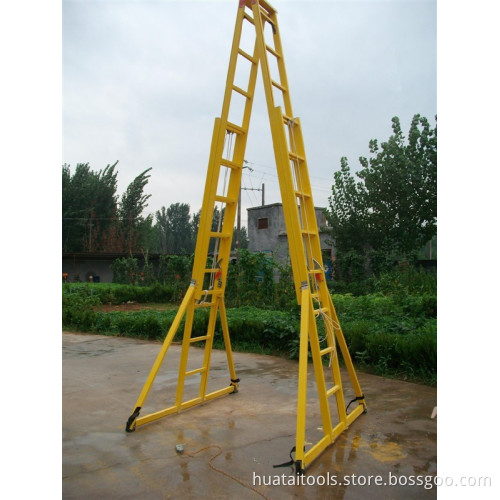 Insulating combination ladder
